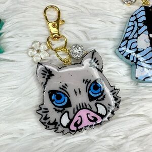 Handmade Demon Slayer Inosuke Keychain